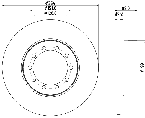 Brake Disc (CVD509)
