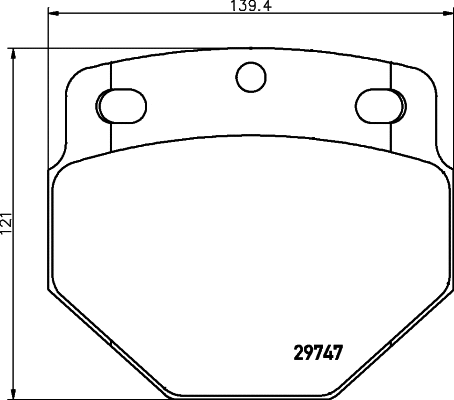 Brake Pad Set, disc brake (CVP338)