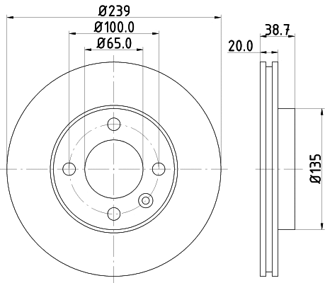 Brake Disc (PCD11072)