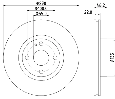 Brake Disc (PCD23102)
