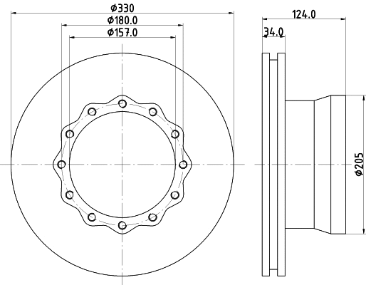 Brake Disc (CVD536)