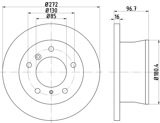Brake Disc (PCD18302)