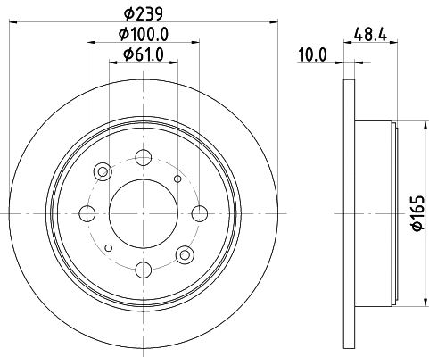 Brake Disc (PCD14752)