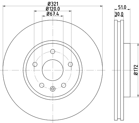 Brake Disc (PCD11031)