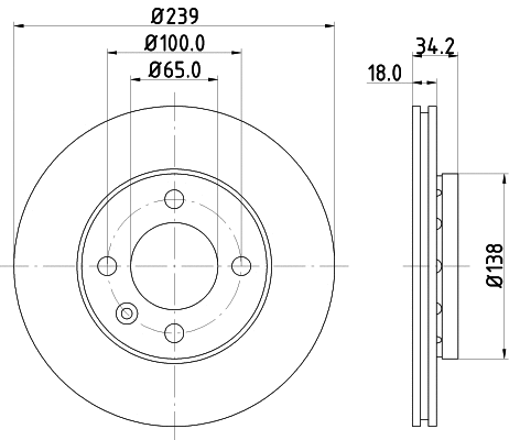 Brake Disc (PCD10352)