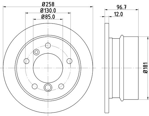 Brake Disc (PCD18292)