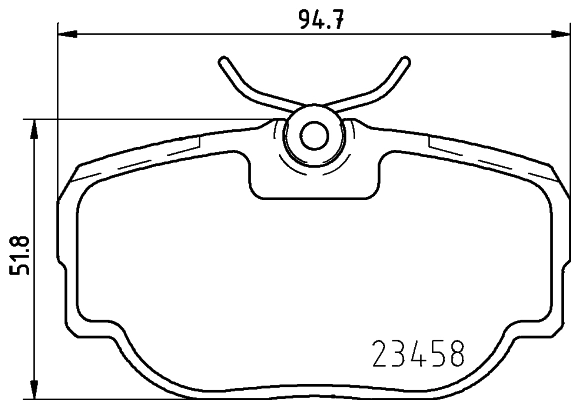 Brake Pad Set, disc brake (PCP2175)