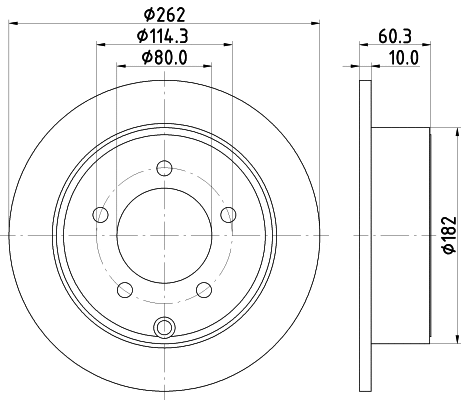 Brake Disc (PCD15372)
