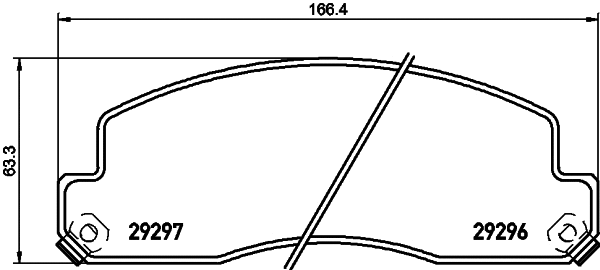 Brake Pad Set, disc brake (CVP109)