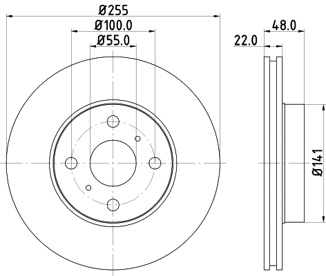 Brake Disc (PCD13302)