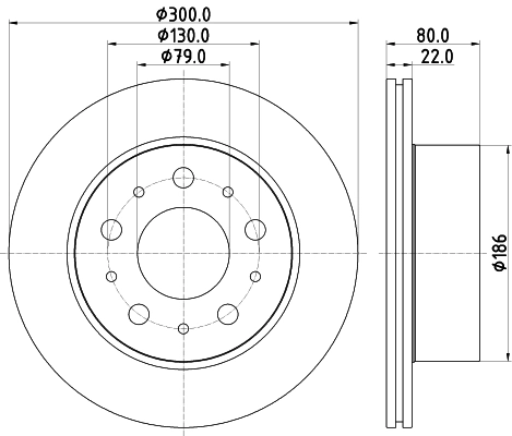 Brake Disc (PCD21872)