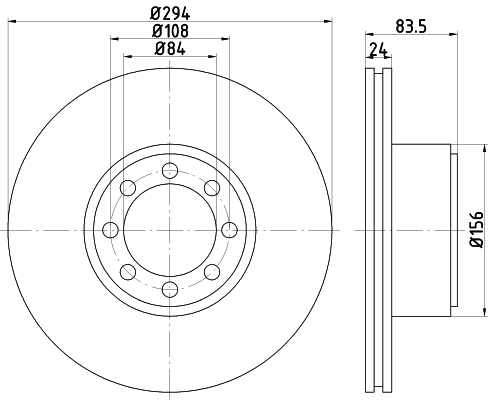 Brake Disc (CVD675)