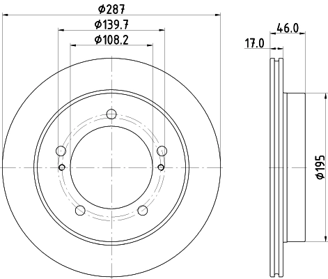 Brake Disc (PCD20322)