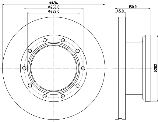 Brake Disc (CVD619)