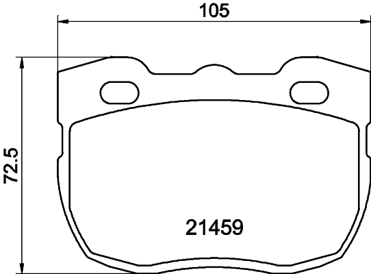 Brake Pad Set, disc brake (PCP2183)