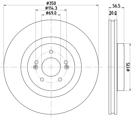 Brake Disc (PCD20031)