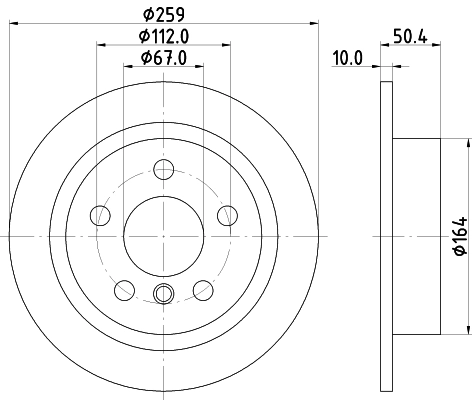Brake Disc (PCD19122)