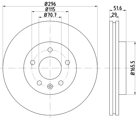 Brake Disc (PCD18772)