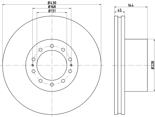 Brake Disc (CVD670)