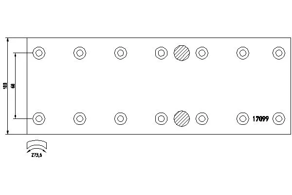 Brake Lining Kit, drum brake