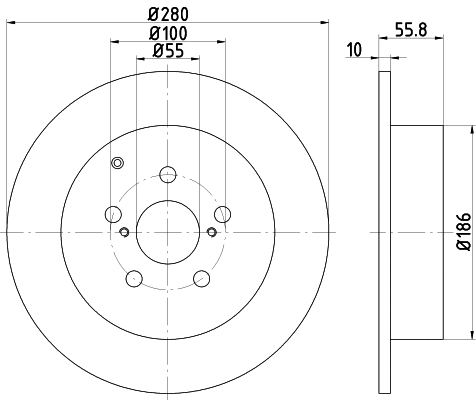 Brake Disc (PCD18692)