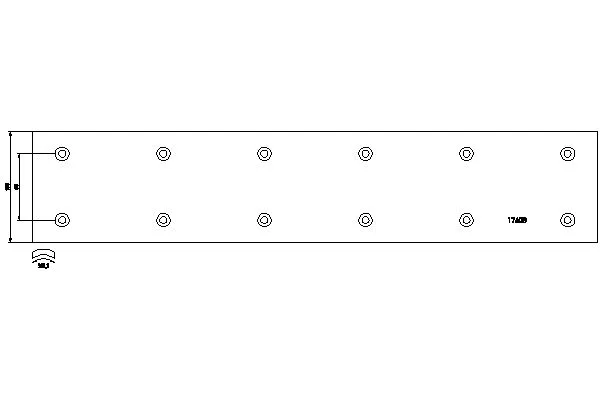 Brake Lining Kit, drum brake