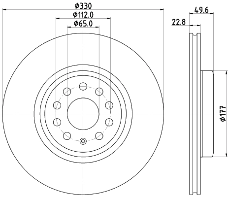 Brake Disc (PCD21952)