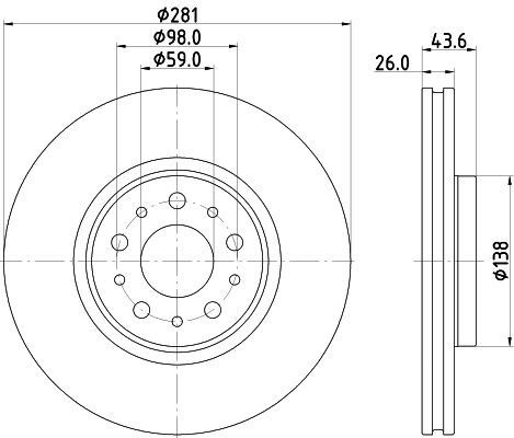 Brake Disc (PCD23532)