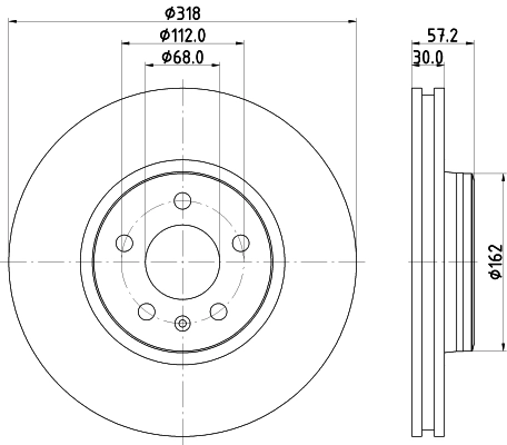 Brake Disc (PCD20451)