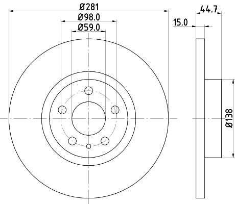 Brake Disc (PCD14172)