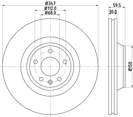 Brake Disc (PCD11611)