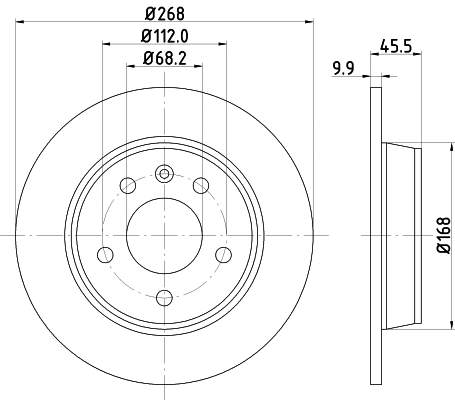 Brake Disc (PCD10402)