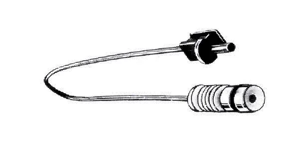 Warning Contact, brake pad wear (WIK500)