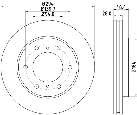 Brake Disc (PCD12192)