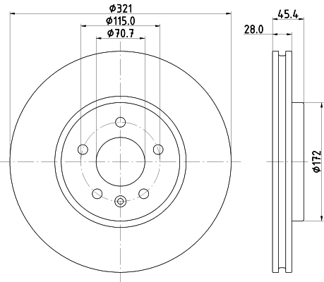 Brake Disc (PCD19201)