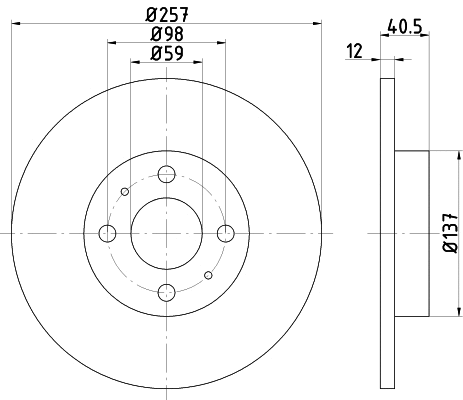 Brake Disc (PCD14462)
