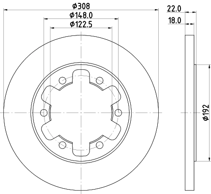 Brake Disc (PCD19642)