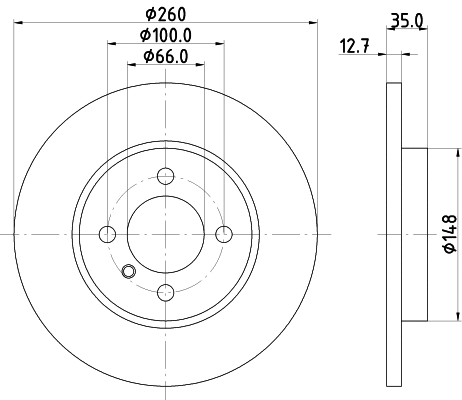 Brake Disc (PCD14892)