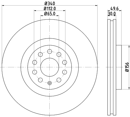 Brake Disc (PCD12781)