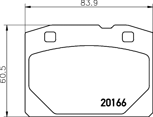 Brake Pad Set, disc brake (PCP1272)