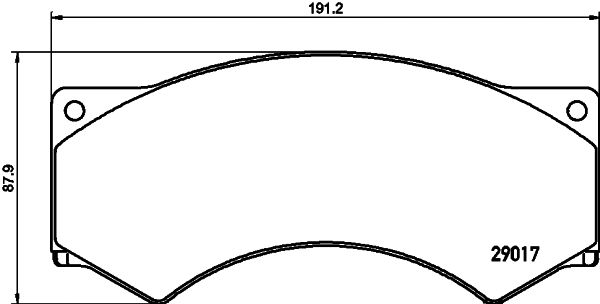Brake Pad Set, disc brake (CVP003)