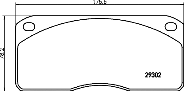 Brake Pad Set, disc brake (CVP001)