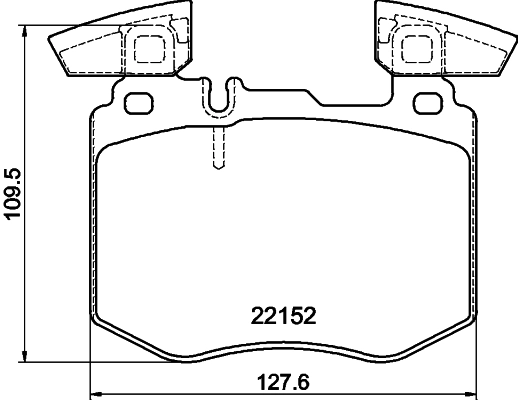 Brake Pad Set, disc brake (PCP2199)