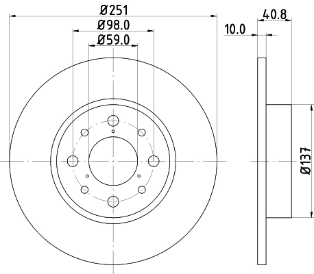 Brake Disc (PCD18722)