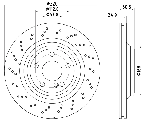Brake Disc (PCD22352)