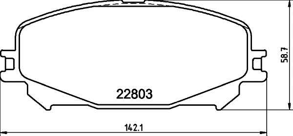 Brake Pad Set, disc brake (PCP1790)