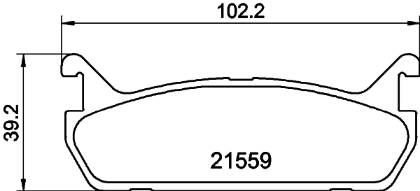 Brake Pad Set, disc brake (PCP1857)