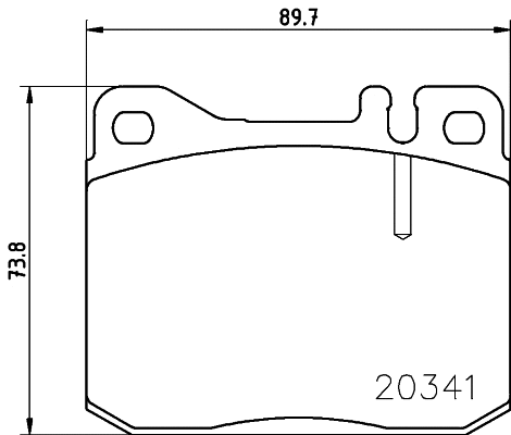 Brake Pad Set, disc brake (PCP1432)