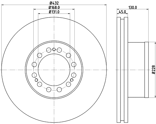 Brake Disc (CVD579)