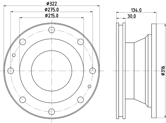 Brake Disc (CVD524)